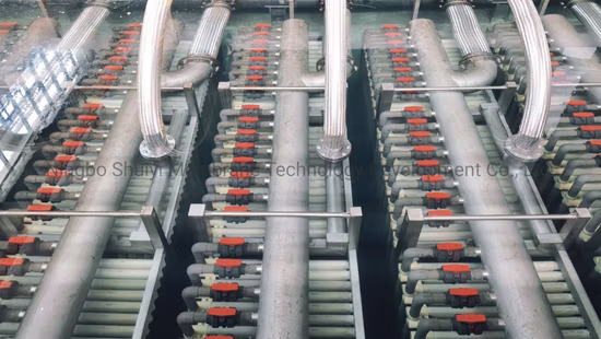 Мембрана ультрафильтрации с высоким потоком 0,03 мкм из полого волокна, погружная в воду, для очистки сточных вод угля, заводская цена